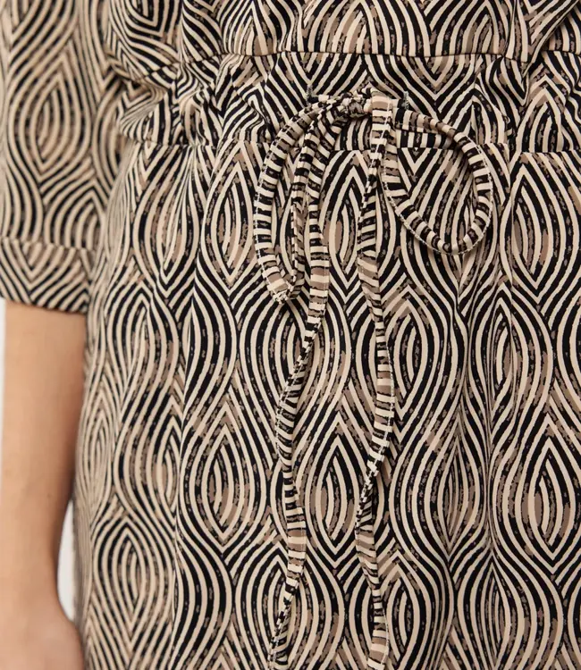 G-maxx Bliss Jurk 24VZG19 Zand/Jurk