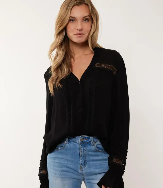 G-maxx Nynke blouse 24VQG33 Black