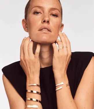 Tara Bangle Bup19 Sand White Tara Bangle Bup19 Sand White