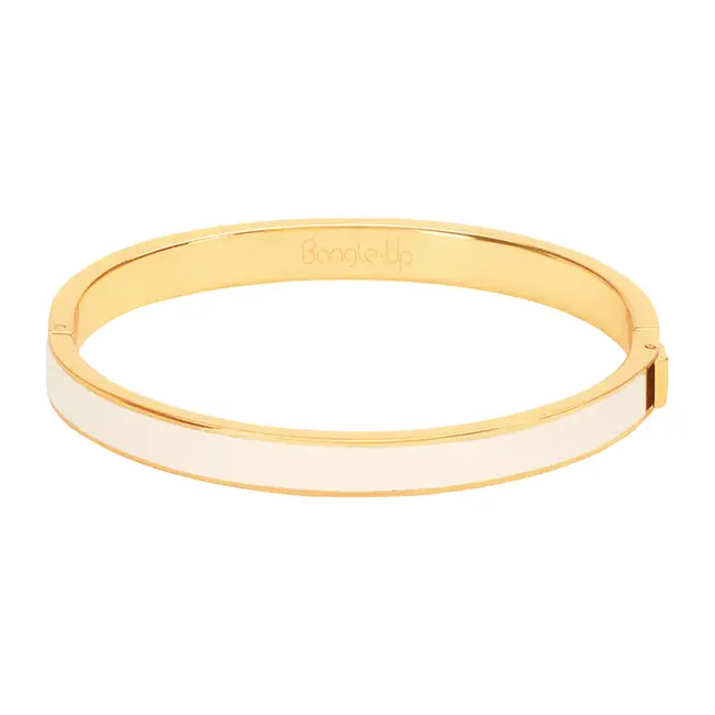 Classic Bangle Bracelet Bup12 Sand White