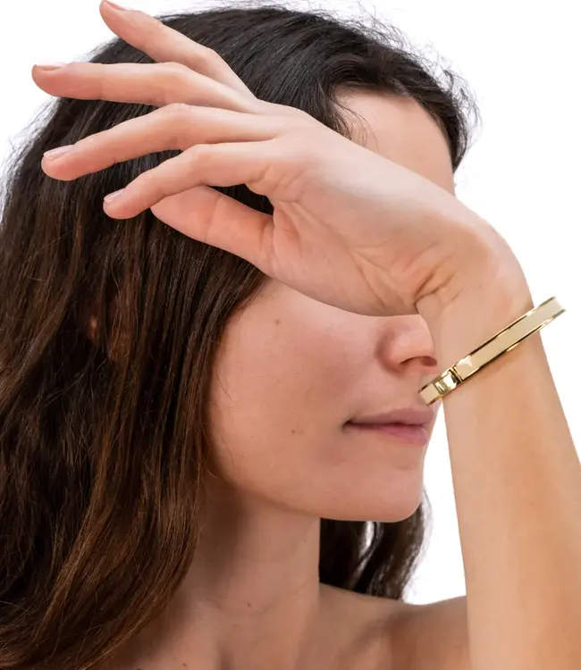 Classic Bangle Bracelet Bup12 Sand White