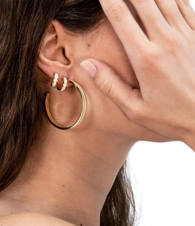 Bangle Hoop Earrings  Bup18