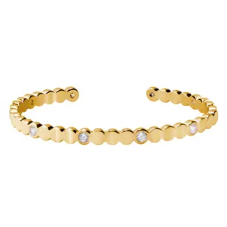 Jonc Lumi - Light Gold and Zircons Bup20