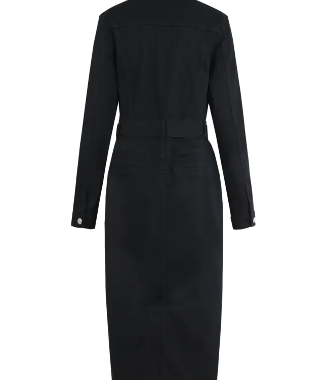 G-maxx Erina Denim jurk 24WNG03 Black