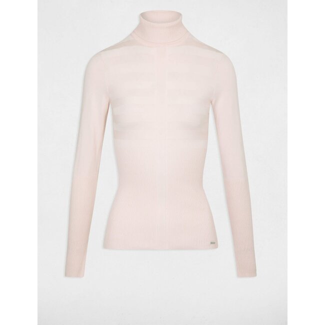 Morgan Long-sleeved jumper turtleneck wine 132-Mentos Rose