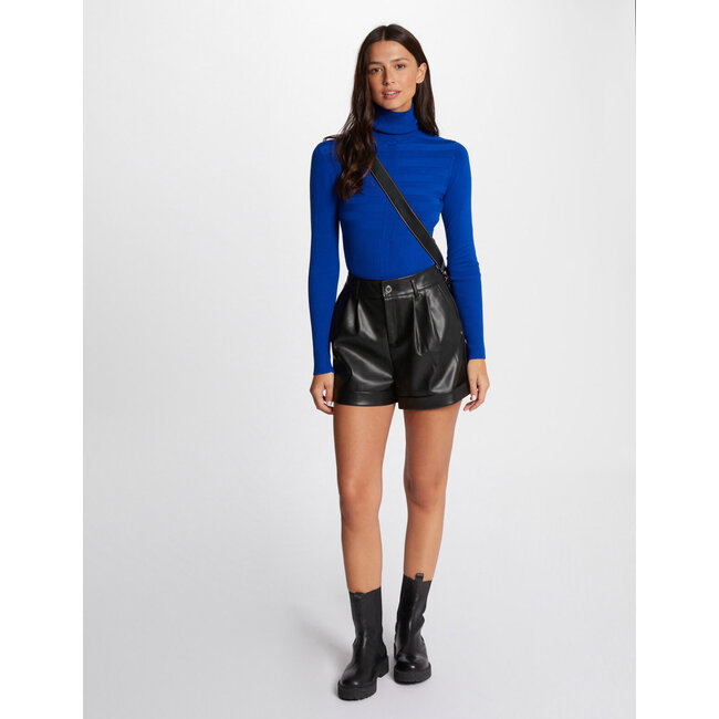 Morgan Long-sleeved jumper with turtleneck 202- Mentos  Blue