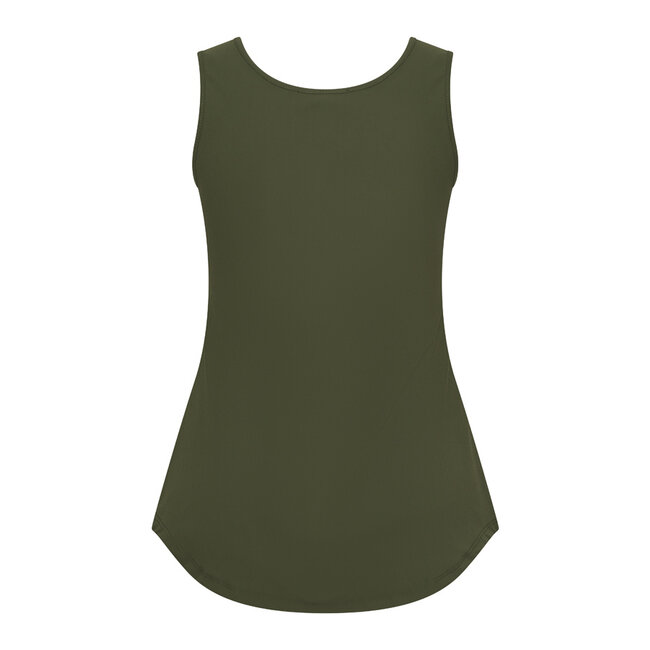 MI PIACE Top met Kant Uni 2129 Deep Depht