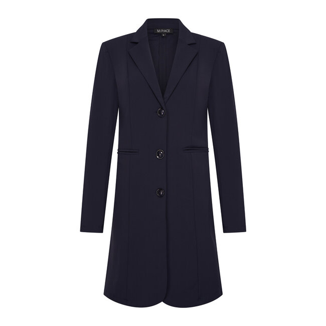 MI PIACE Travel Lange Blazer Uni  2132 Dark Blue