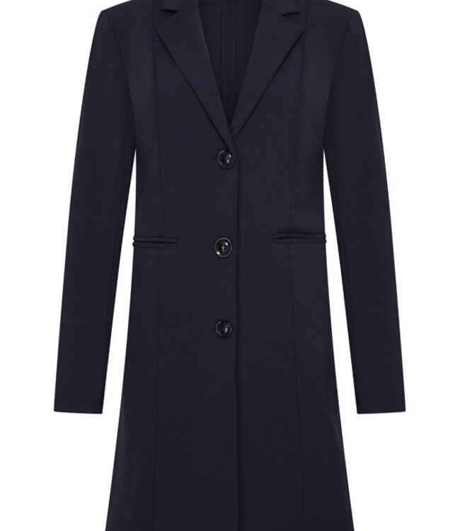 MI PIACE Travel Lange Blazer Uni  2132 Dark Blue