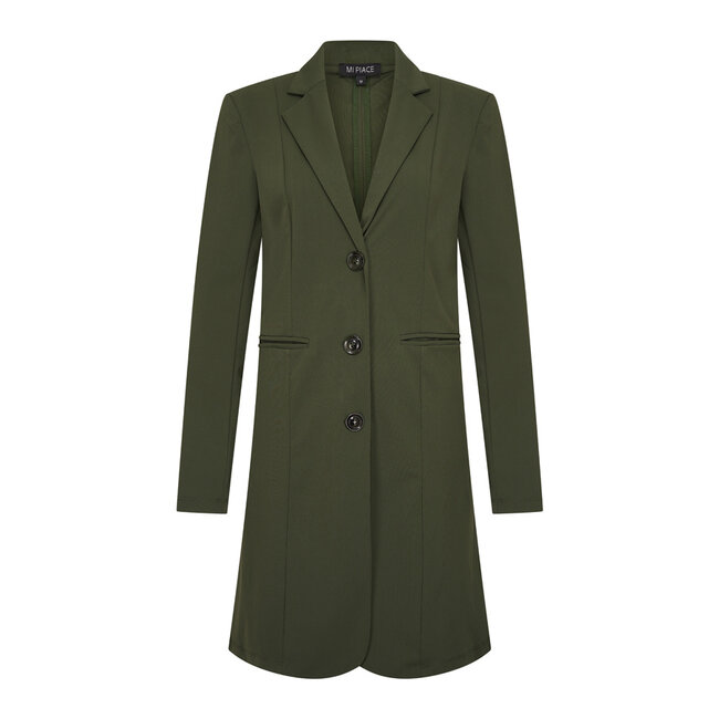 MI PIACE Travel Lange Blazer Uni  2132 Deep Dephts