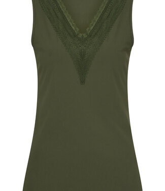 MI PIACE Travel Top met Kant Uni 2254 Deep Dephts