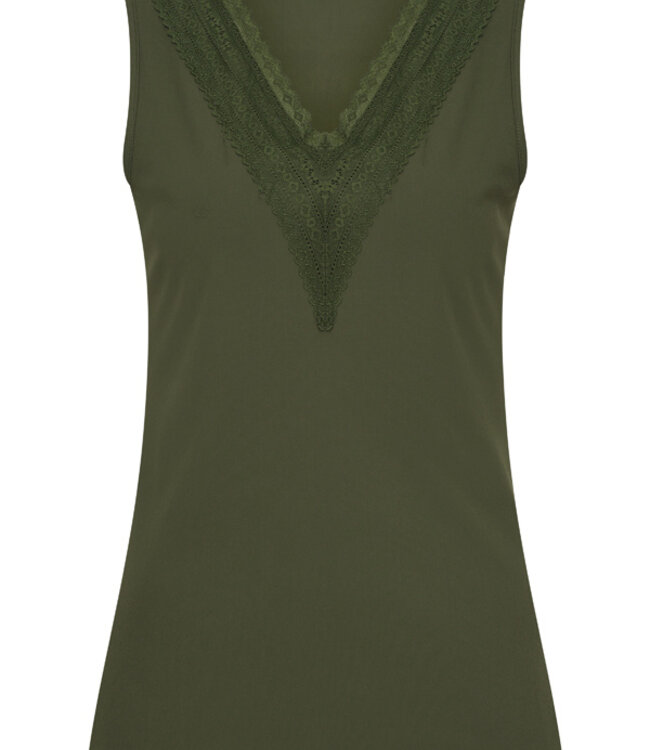 MI PIACE Travel Top met Kant Uni 2254 Deep Dephts