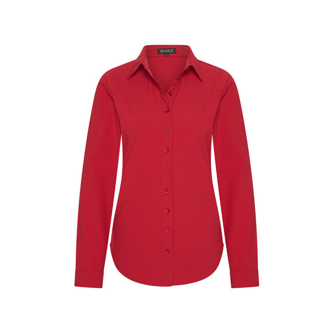 MI PIACE Travel Blouse Uni 60840 Dark Red