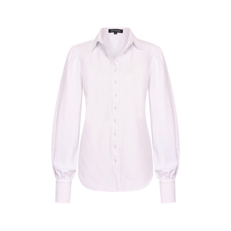 MI PIACE Travel Blouse Pofmouw Uni White 2037
