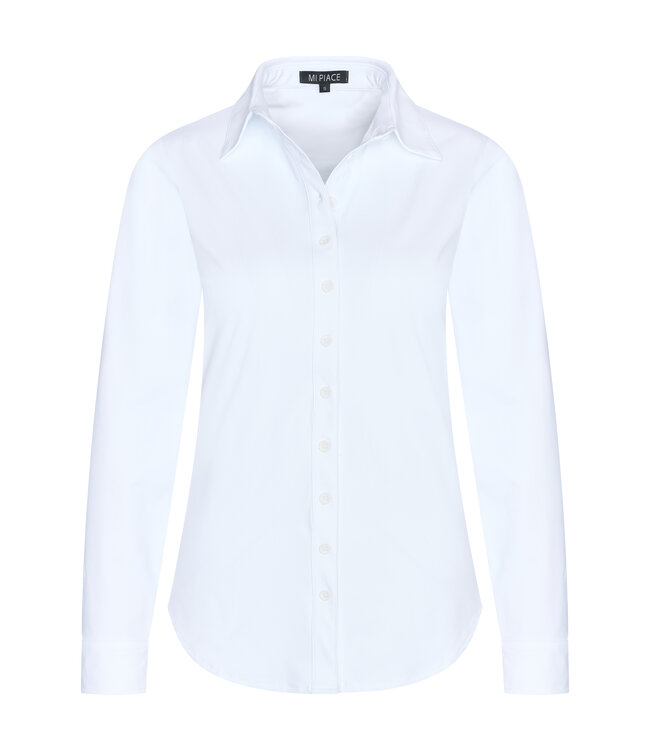 MI PIACE Travel Blouse Uni 60840 White