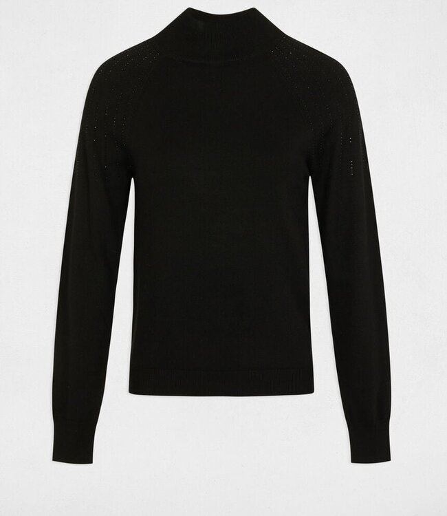 Morgan Jumper high collar 242-Mpretty Black