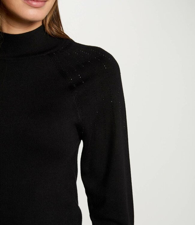 Morgan Jumper high collar 242-Mpretty Black