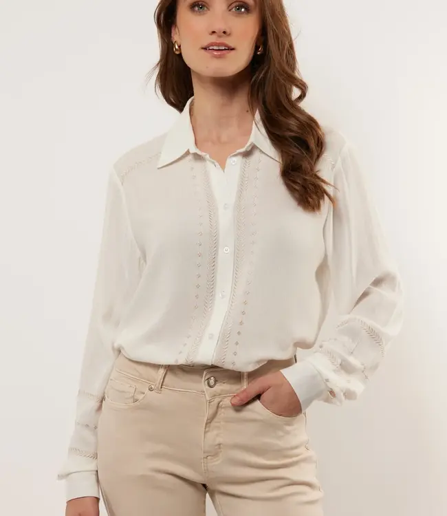 G-maxx Senne Blouse 011 Offwhite