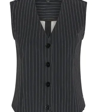 MI PIACE Travel Gilet  Stripe 2294 Blue Pin