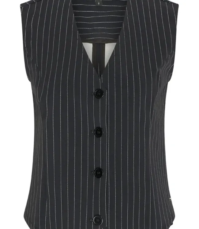 MI PIACE Travel Gilet  Stripe 2294 Blue Pin