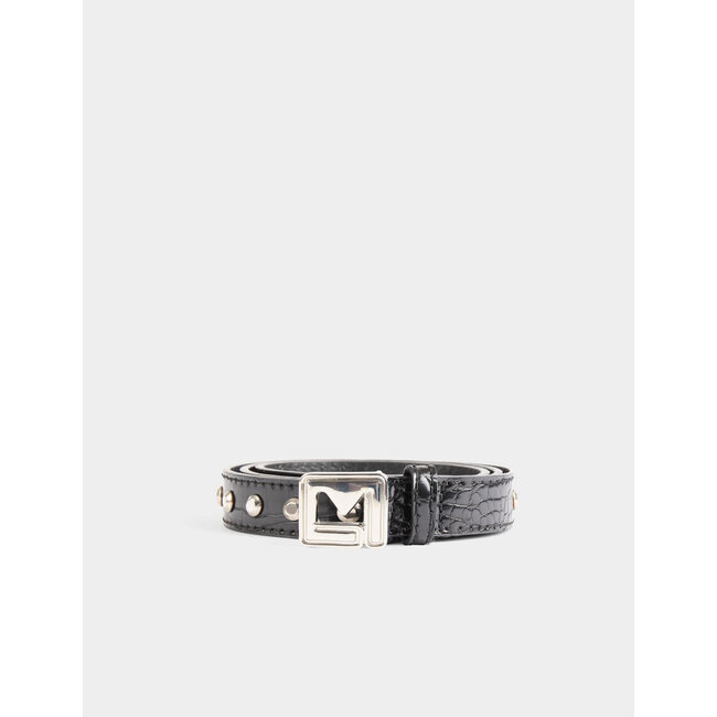 Morgan Belt croc effect and studs 251-3NIME Black