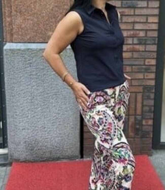 MI PIACE Travel  Blouse Mouwloos Uni 2299 Black