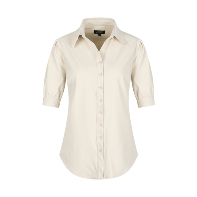 MI PIACE Travelstof Blouse Korte mouwen 2270 Kit