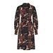 MI PIACE Travel  Jurk Print 2528 Black/ Brown