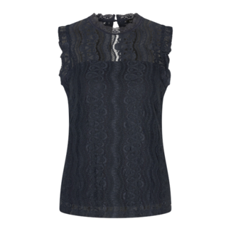 MI PIACE Travel Top Kant Uni 2486  Dark Blue