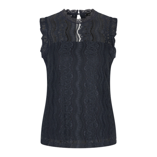 MI PIACE Travel Top Kant Uni 2486  Dark Blue