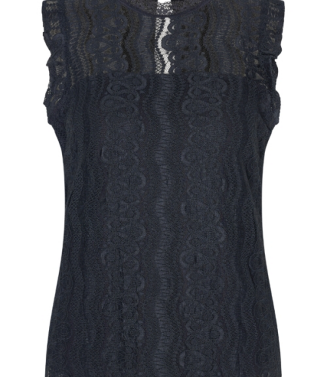 MI PIACE Travel Top Kant Uni 2486  Dark Blue