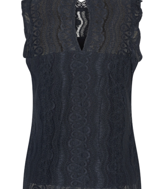 MI PIACE Travel Top Kant Uni 2486  Dark Blue