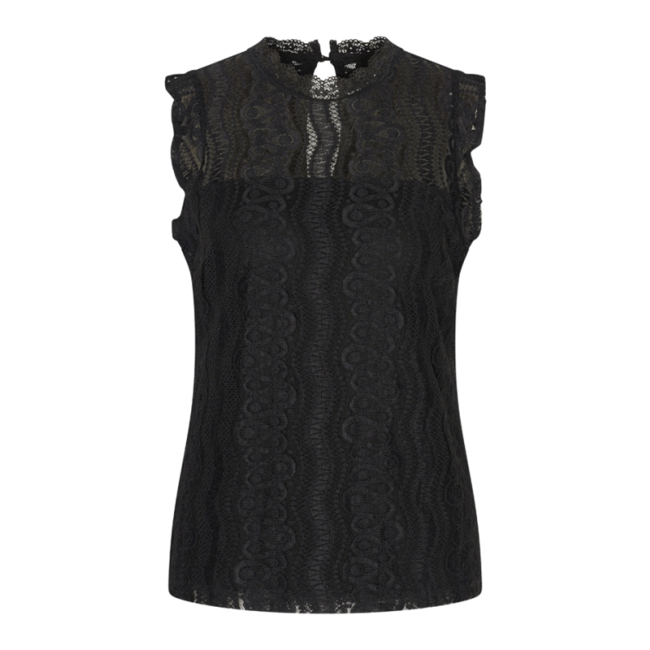 MI PIACE Travel Top Kant Uni 2486  Black
