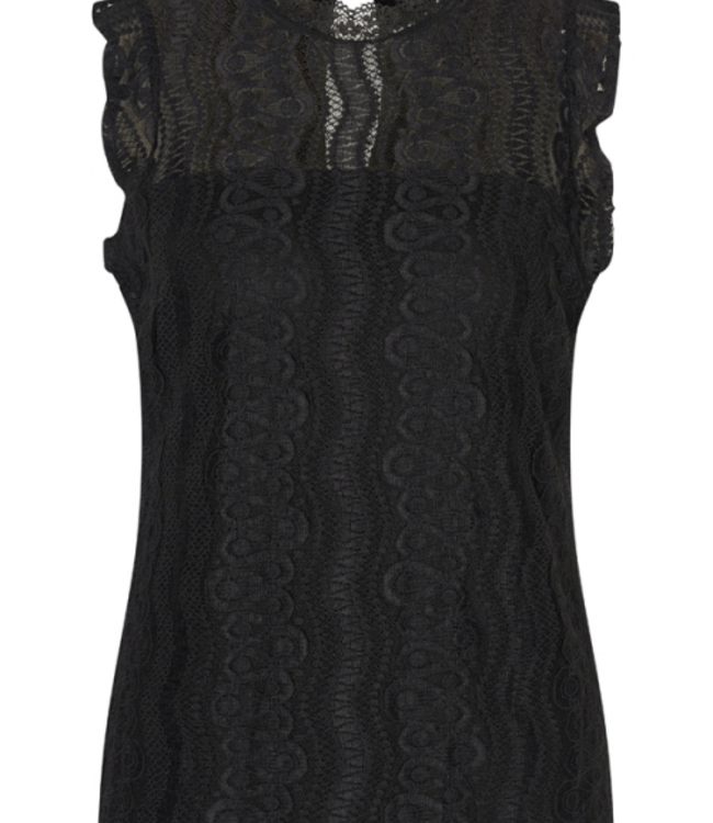 MI PIACE Travel Top Kant Uni 2486  Black