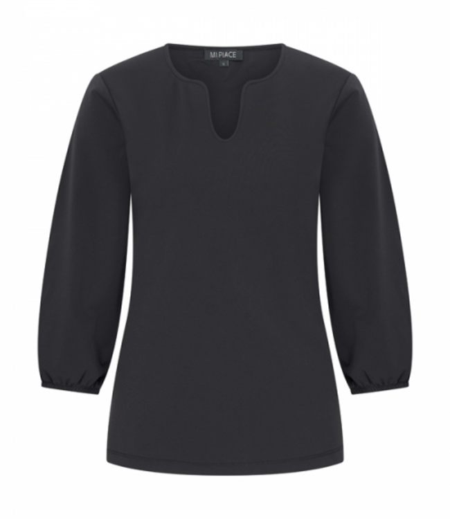 MI PIACE Travel Top Uni 3/4 Mouw 2247 Dark Blue