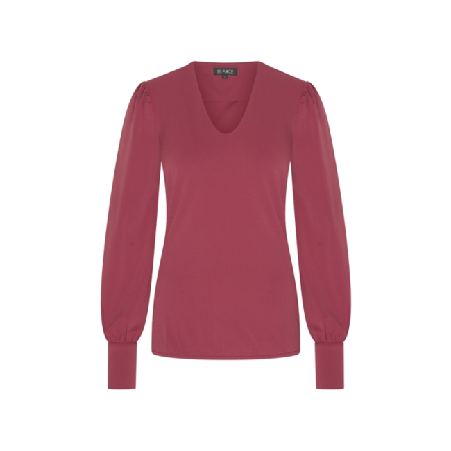 MI PIACE Travel Top Pofmouw  Uni 2226 Bordeaux