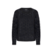 MI PIACE Trui Hairy Jaquard 2543 Black