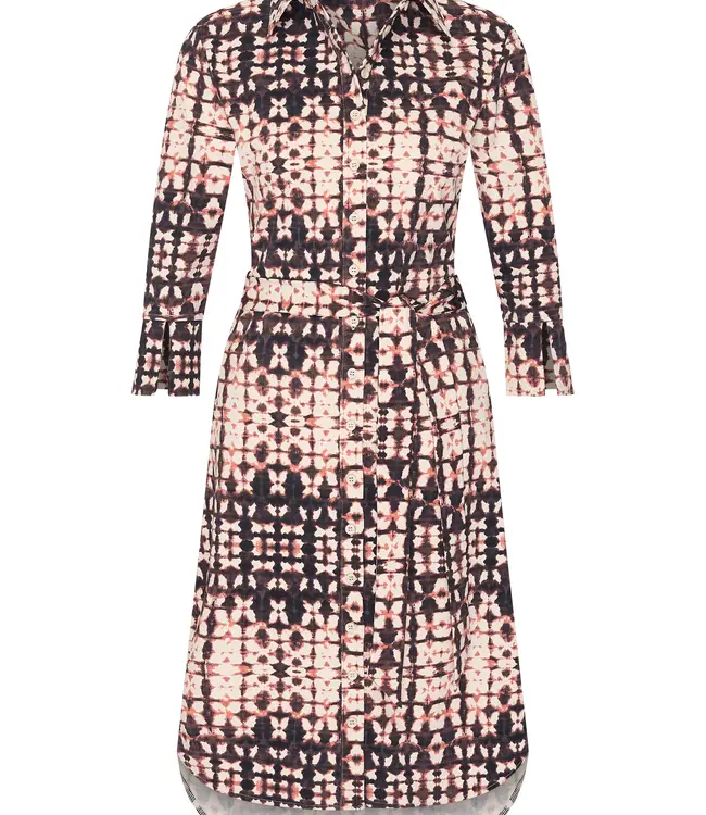 MI PIACE Travel Jurk Batik Print 2092A Grape Apple Kit