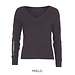 Morgan Trui met V-hals 251 Mielo  Black
