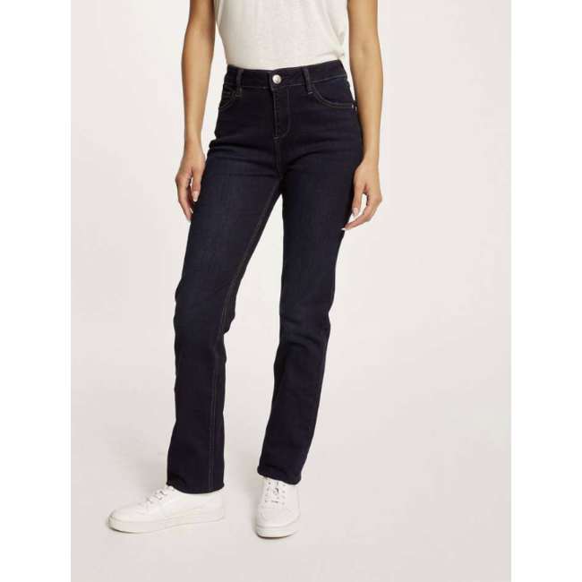 Morgan Gebleekte spijkerbroek Slim Fit 221-PDROIT Blue