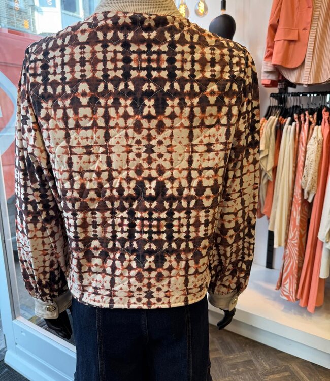 MI PIACE Travel Jasje Batik Print 2535 Grape Appel kit