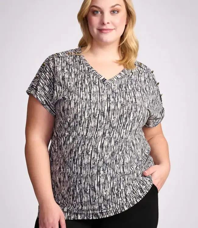 Exxcellent Carina top Zand/Zwart 2308