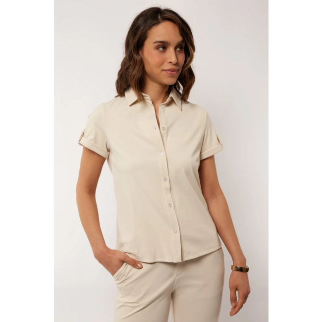 G-maxx Rosalia Blouse 25ZZG06 Sand