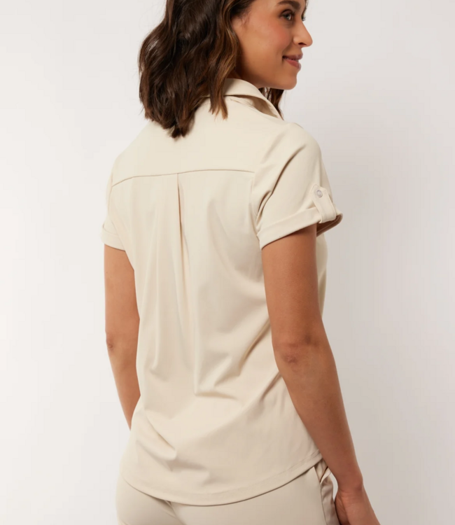 G-maxx Rosalia Blouse 25ZZG06 Sand