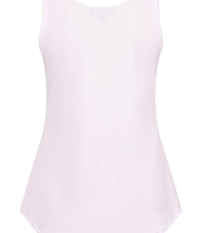 MI PIACE Travel Top met Kant Uni 2129 Off White