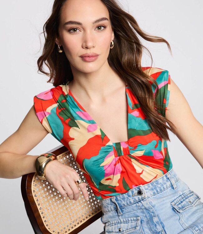 Mouwloos vest Top 251-Dire Multicolor