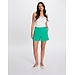Loose Shorts With Buttons Emerald 251-Shakoy Green
