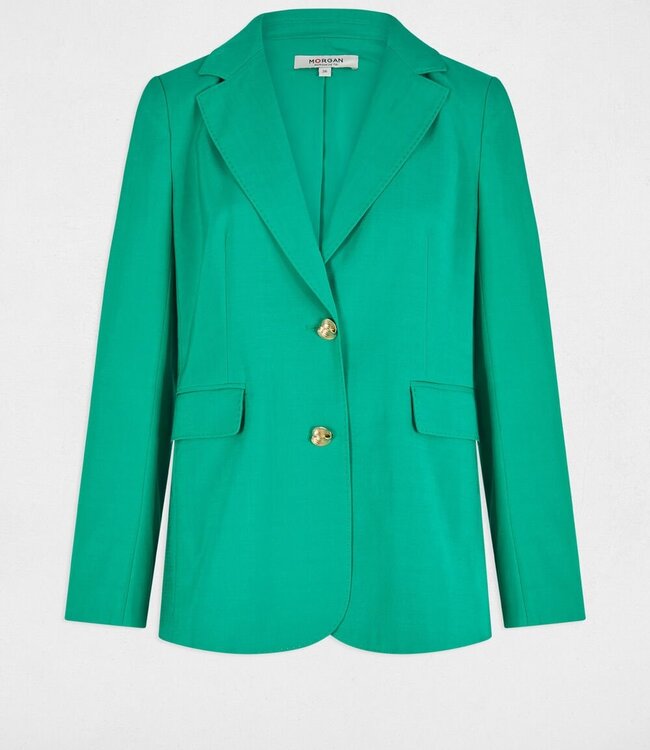 Morgan Loose Blazer Emerald 251-Vakoy Green
