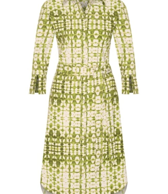 MI PIACE Travel Jurk Batik Print 2092A Kelp Forest Kit