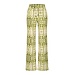 MI PIACE Travel Pantalon Batik Print 2089 Kelp Forest Kit